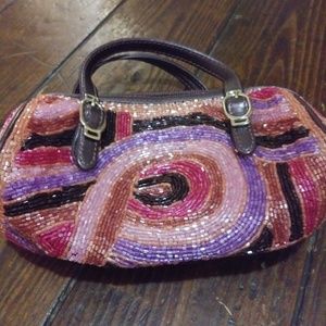 Cole Haan Sophia Beaded Mini Roll Bag